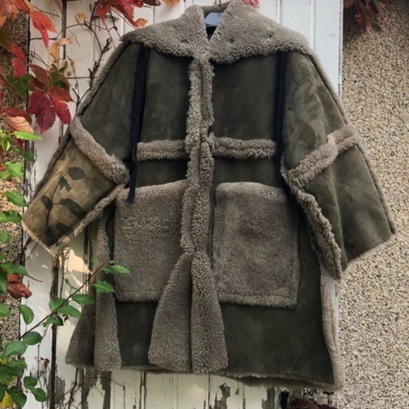 Acne Studios Shearling Bear Coat S M Teddy